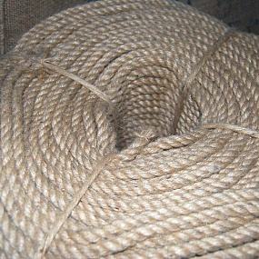Веревка джутовая диам. 34 мм. (бухта 25 кг.)